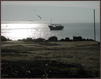 Boat on the Sea of Galilee